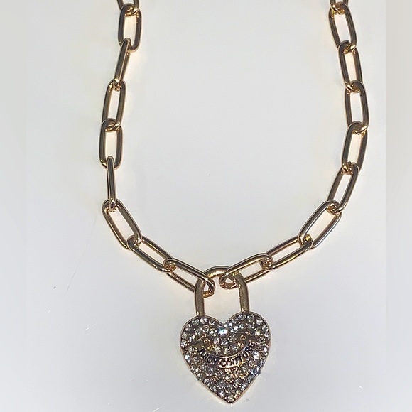 Juicy Couture Jewelry - SOLD 🛑 Juicy Couture Heart Locket Theme Necklace NEW